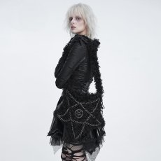 画像3: Plush Pentacle Chained Crossbody Bag / ショルダーバッグ【Devil Fashion】 (3)
