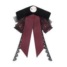 画像8: Gothic ribbon bow tie / ブローチ【Devil Fashion】 (8)