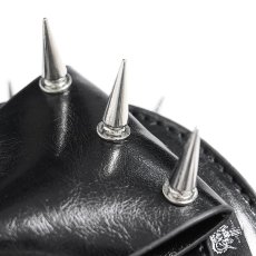 画像9: Black Heart with Pentacle and Spikes Handbag / ハンドバッグ【Devil Fashion】 (9)