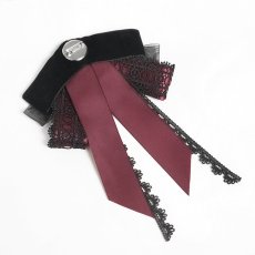 画像11: Gothic ribbon bow tie / ブローチ【Devil Fashion】 (11)