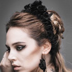 画像1: Eternal Darkness’ Gothic Headband/ カチューシャ【Devil Fashion】 (1)