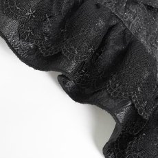 画像10: Ruffled Buckle Straps Lace-up Girdle / コルセットベルト【Devil Fashion】 (10)