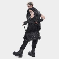 画像6: Punk-Studded Workwear style Crossbody Bag / ショルダーバッグ【Devil Fashion】 (6)