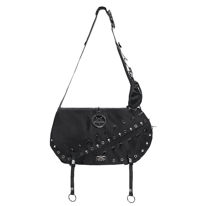 Punk-Studded Workwear style Crossbody Bag / ショルダーバッグ