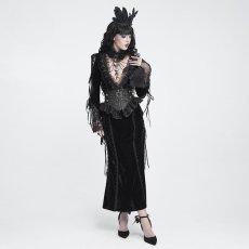 画像6: Ruffled Buckle Straps Lace-up Girdle / コルセットベルト【Devil Fashion】 (6)