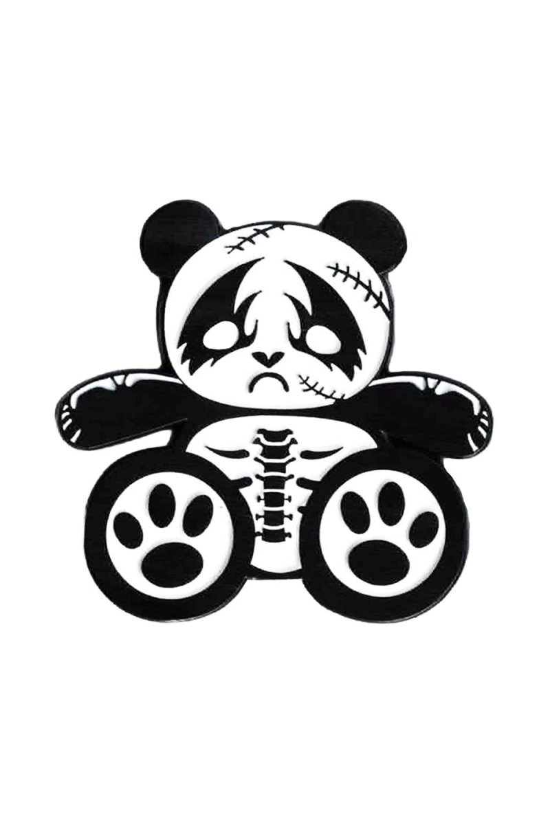 画像1: Death Metal Panda Enamel Pin / ピン【VampireFreaks】 (1)