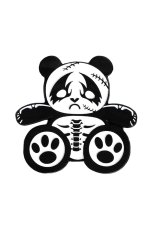 画像1: Death Metal Panda Enamel Pin / ピン【VampireFreaks】 (1)
