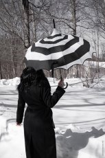 画像2: Batwing Pagoda Umbrella / SPOOKY SPIRAL / パゴダ傘【VampireFreaks】 (2)
