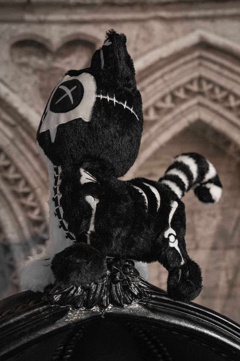 画像2: Stitch Kitty Plush Toy / two tone / ぬいぐるみ【VampireFreaks】 (2)