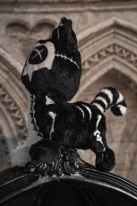 画像2: Stitch Kitty Plush Toy / two tone / ぬいぐるみ【VampireFreaks】 (2)