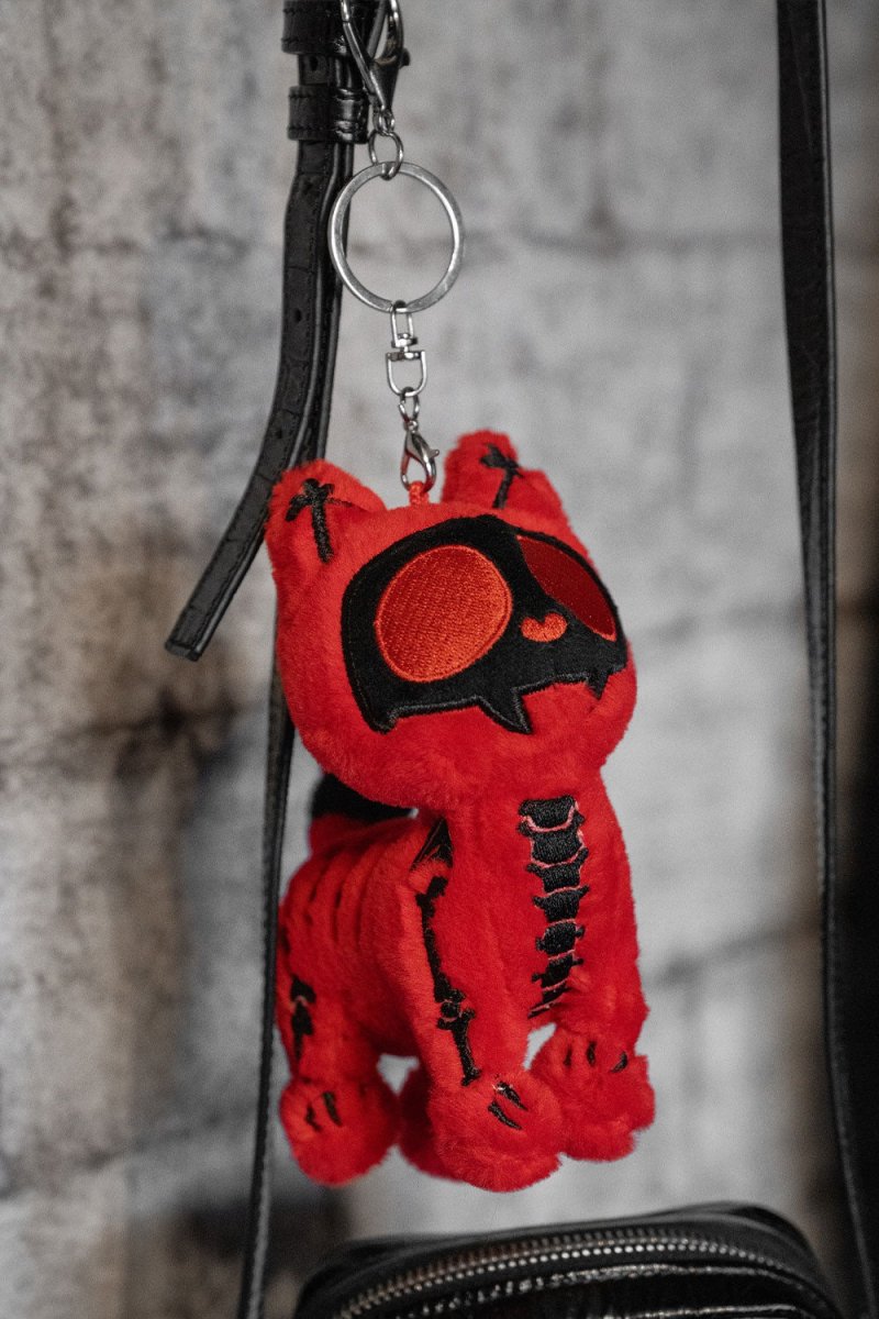 画像3: Murder Red Kitty / Limited Edition / ぬいぐるみキーホルダー【VampireFreaks】 (3)