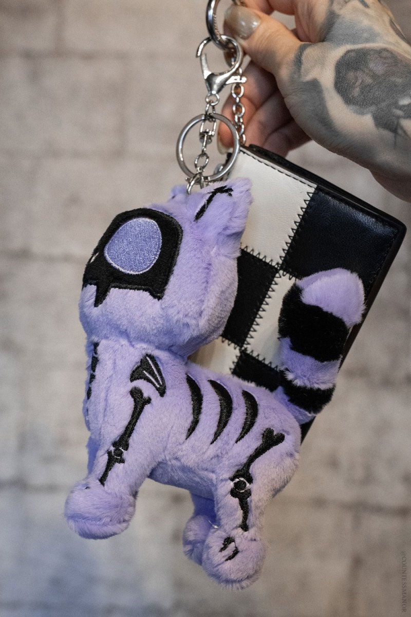 画像2: 💜数量限定💜Twilight Purple Skelekitty / Limited Edition / ぬいぐるみキーホルダー【VampireFreaks】 (2)