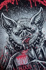 画像3: Bat Blood Snack Time / ロングスリーブＴシャツ【VampireFreaks】 (3)