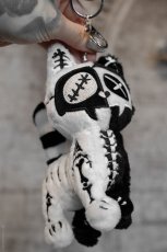 画像1: Stitch Kitty Plush Keychain / two tone / ぬいぐるみキーホルダー【VampireFreaks】 (1)