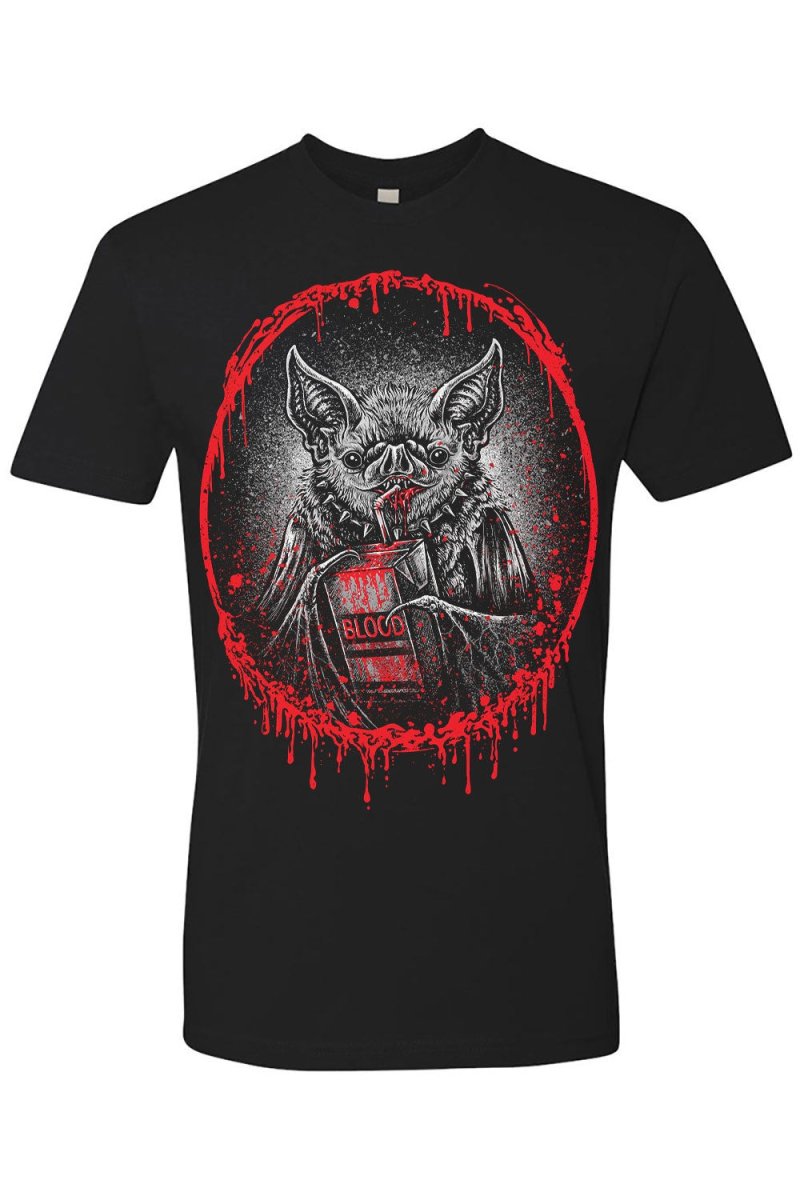 画像2: Bat Blood Snack Time / Ｔシャツ【VampireFreaks】 (2)