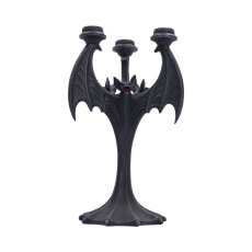 画像2: Nocturnal Flame Candle Holder 28cm / 夜闇のコウモリ / キャンドルホルダー【NEMESIS NOW】 (2)