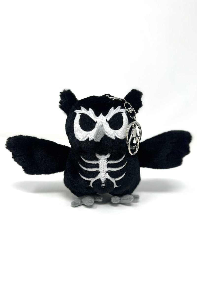画像5: Skelehoot Owl Plush Keychain / ぬいぐるみキーホルダー【VampireFreaks】 (5)