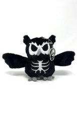 画像5: Skelehoot Owl Plush Keychain / ぬいぐるみキーホルダー【VampireFreaks】 (5)