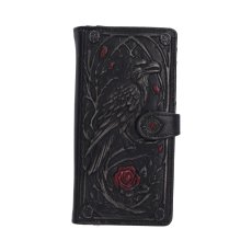 画像2: Twilight Bloom Embossed Purse 18.8cm / 黄昏のカラスと薔薇 / 財布【NEMESIS NOW】 (2)