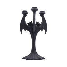 画像3: Nocturnal Flame Candle Holder 28cm / 夜闇のコウモリ / キャンドルホルダー【NEMESIS NOW】 (3)