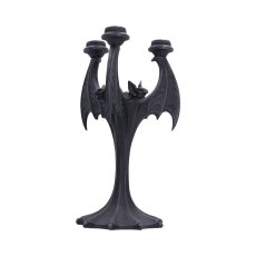 画像4: Nocturnal Flame Candle Holder 28cm / 夜闇のコウモリ / キャンドルホルダー【NEMESIS NOW】 (4)