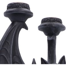 画像6: Nocturnal Flame Candle Holder 28cm / 夜闇のコウモリ / キャンドルホルダー【NEMESIS NOW】 (6)