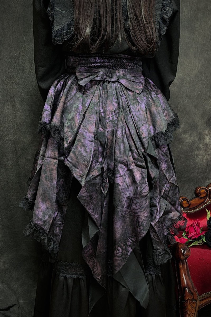画像4: Dark Butterfly-Wing Gradient Dovetail Skirt / スカート【DARK IN LOVE】 (4)