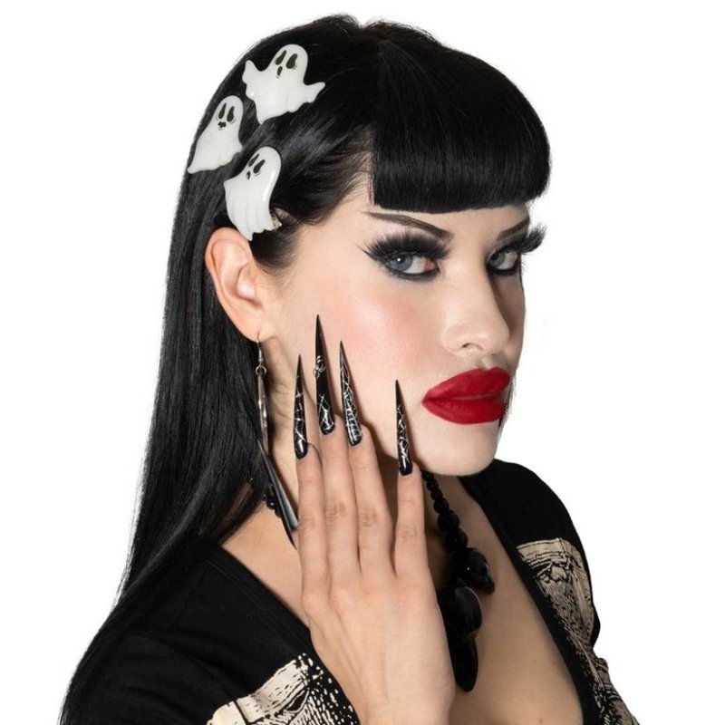 Ghost Hair Slide Glow in the Dark Trio / 3個セット / ヘアクリップ