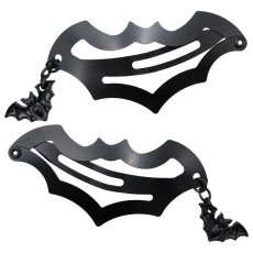 画像1: Bat Snap Hair Clips / Black / コウモリチャーム / ヘアクリップ【KREEPSVILLE 666】 (1)