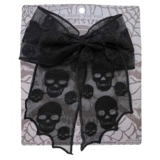 画像3: Skull Lace Hair Bow / ヘアリボン【KREEPSVILLE 666】 (3)