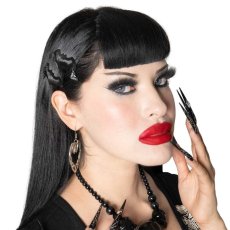 画像2: Bat Snap Hair Clips / Black / コウモリチャーム / ヘアクリップ【KREEPSVILLE 666】 (2)