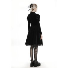 画像9: Gothic Doll Puff Sleeves Velvet Dress / ワンピース【DARK IN LOVE】 (9)