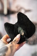 画像2: Skelekitty Coin Purse Charm / ぬいぐるみコインポーチ【VampireFreaks】 (2)