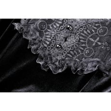 画像11: Gothic Doll Puff Sleeves Velvet Dress / ワンピース【DARK IN LOVE】 (11)