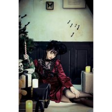 画像12: Dark Red Velvet Gothic Doll Dress / ワンピース【DARK IN LOVE】 (12)