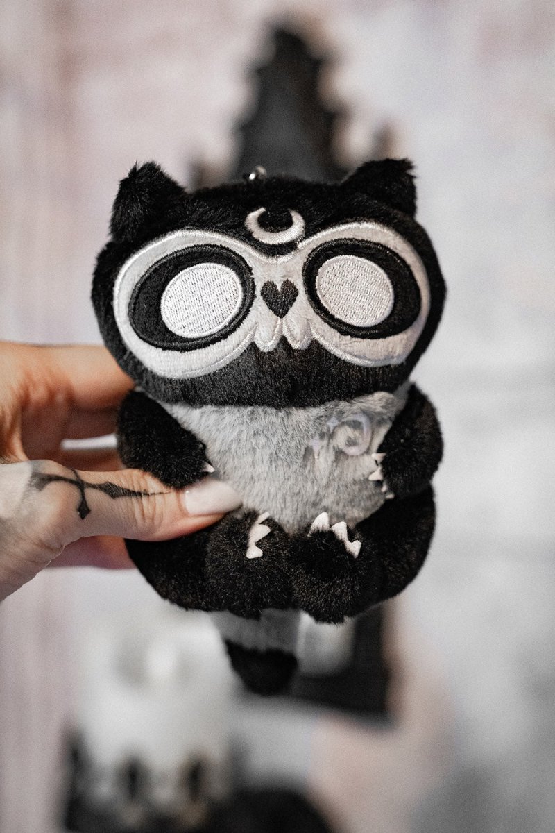 画像1: Moon Raccoon Plush Keychain / アライグマ / ぬいぐるみキーホルダー【VampireFreaks】 (1)