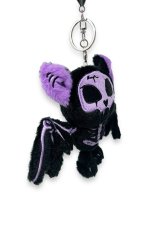 画像4: Skelebat Plush Keychain / Purple / コウモリ / ぬいぐるみキーホルダー【VampireFreaks】 (4)