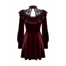 画像3: Dark Red Velvet Gothic Doll Dress / ワンピース【DARK IN LOVE】 (3)