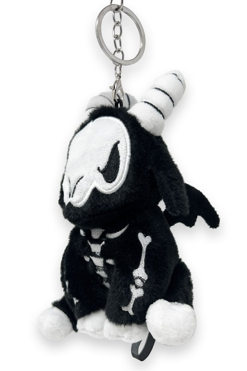 画像1: Skelegoat Plush Keychain / ヤギ / ぬいぐるみキーホルダー【VampireFreaks】 (1)