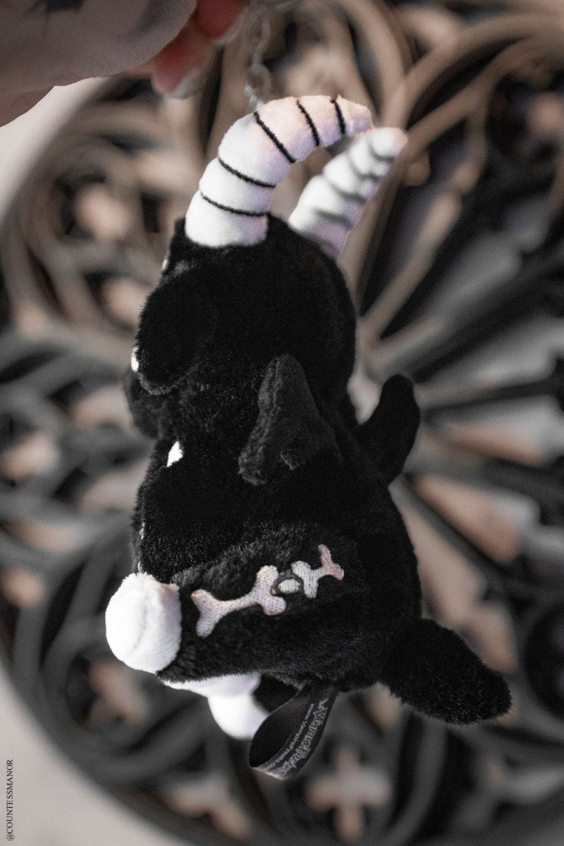 画像5: Skelegoat Plush Keychain / ヤギ / ぬいぐるみキーホルダー【VampireFreaks】 (5)