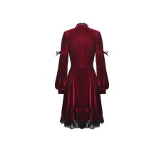 画像3: Gothic Ghost Blood Cross Velvet Dress / RED / ワンピース【DARK IN LOVE】 (3)