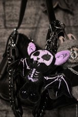 画像2: Skelebat Plush Keychain / Purple / コウモリ / ぬいぐるみキーホルダー【VampireFreaks】 (2)