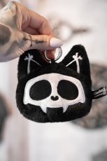 画像3: Skelekitty Coin Purse Charm / ぬいぐるみコインポーチ【VampireFreaks】 (3)
