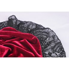 画像12: Gothic Ghost Blood Cross Velvet Dress / RED / ワンピース【DARK IN LOVE】 (12)