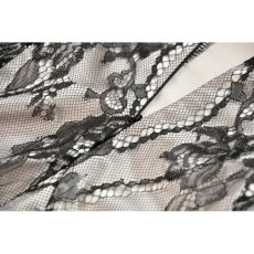 画像15: Two-Tone Lace Patchwork Dress / 灰薔薇の残影 / ワンピース【DARK IN LOVE】 (15)