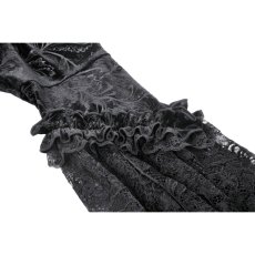 画像11: Gothic Patterned Velvet Lace Flared Sleeves Shrug / ボレロ【DARK IN LOVE】 (11)
