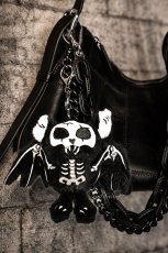 画像1: Skelebat Plush Keychain / White / コウモリ / ぬいぐるみキーホルダー【VampireFreaks】 (1)