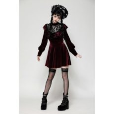 画像5: Dark Red Velvet Gothic Doll Dress / ワンピース【DARK IN LOVE】 (5)