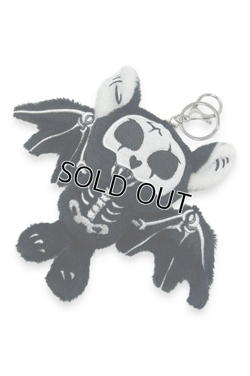 画像3: Skelebat Plush Keychain / White / コウモリ / ぬいぐるみキーホルダー【VampireFreaks】 (3)