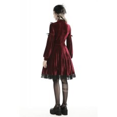 画像9: Gothic Ghost Blood Cross Velvet Dress / RED / ワンピース【DARK IN LOVE】 (9)